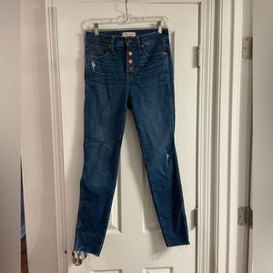 Madewell 10” High Rise Skinny Jeans